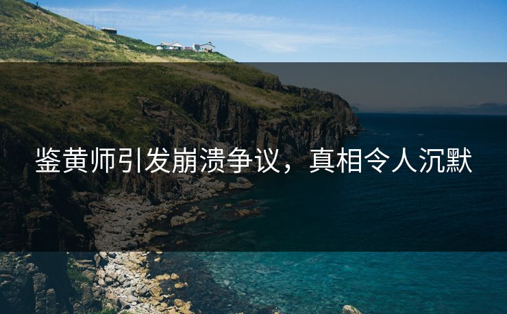 鉴黄师引发崩溃争议，真相令人沉默