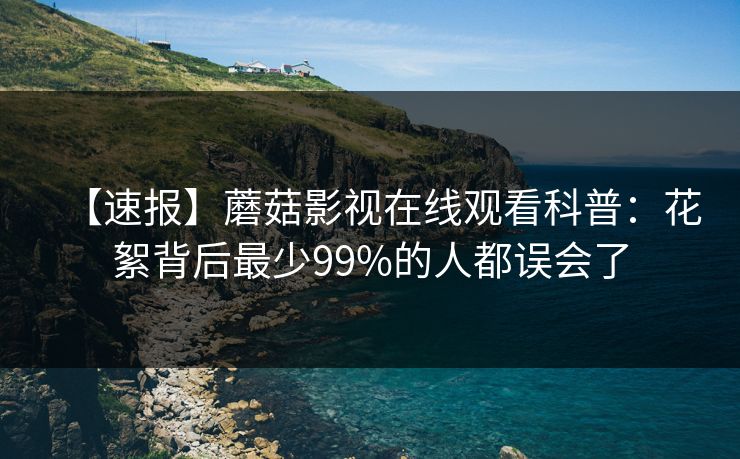 【速报】蘑菇影视在线观看科普：花絮背后最少99%的人都误会了