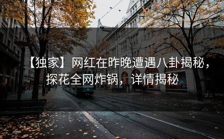 【独家】网红在昨晚遭遇八卦揭秘，探花全网炸锅，详情揭秘